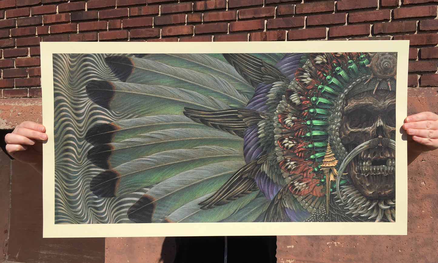 Ortega Sacred States Album Art Poster
