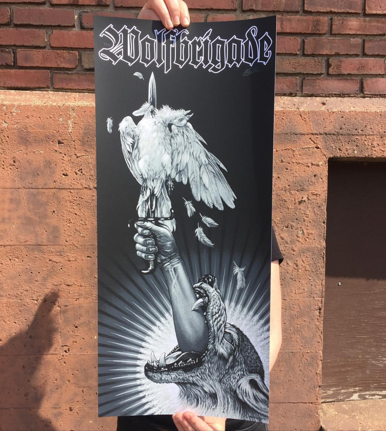 Wolf Brigade Never Again Roadburn 2028 Poster