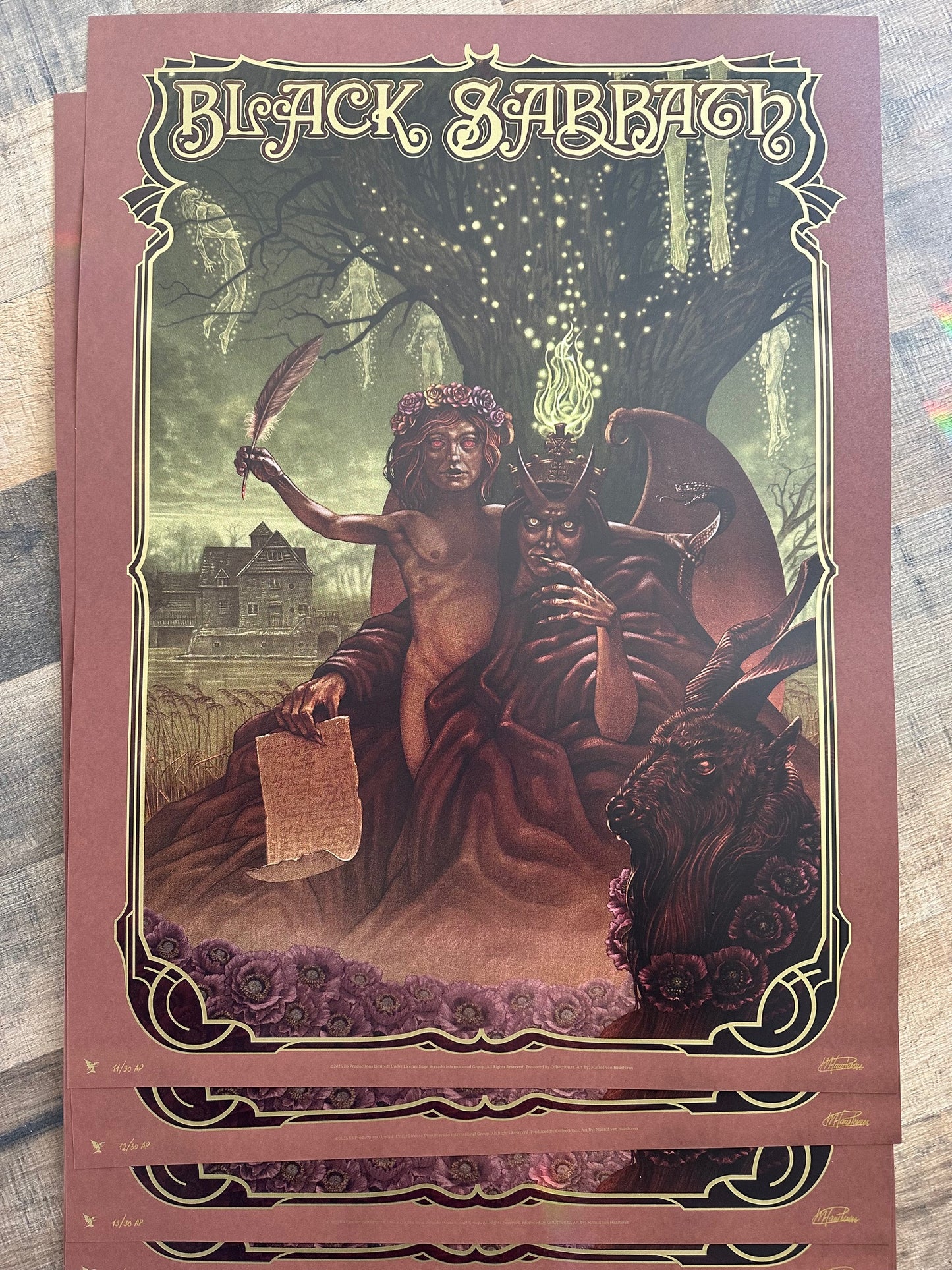 Black Sabbath NIB Collections Poster Purple or Regular variant