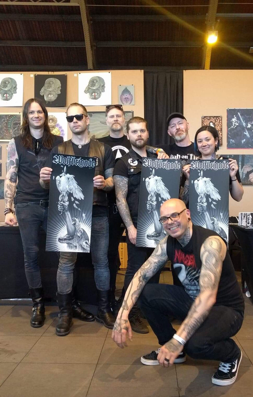 Wolf Brigade Never Again Roadburn 2028 Poster