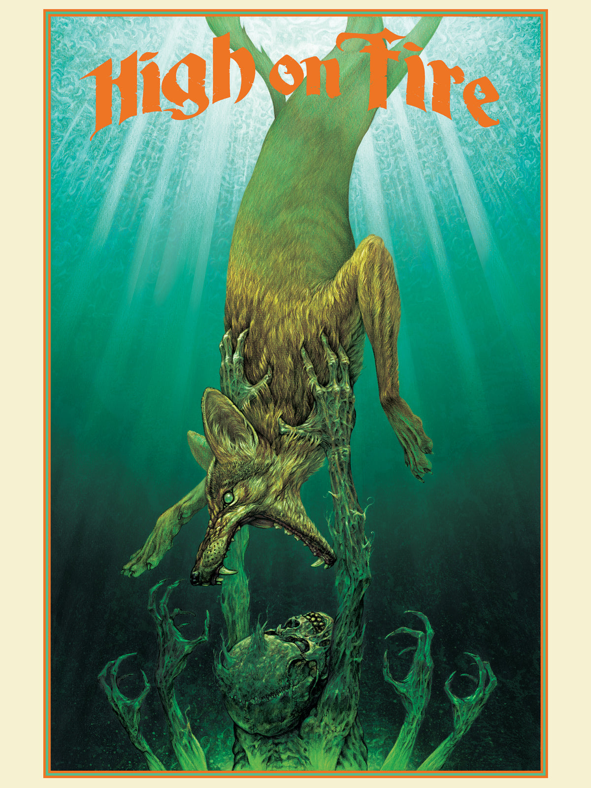 High On Fire “Drowning Dog” Poster