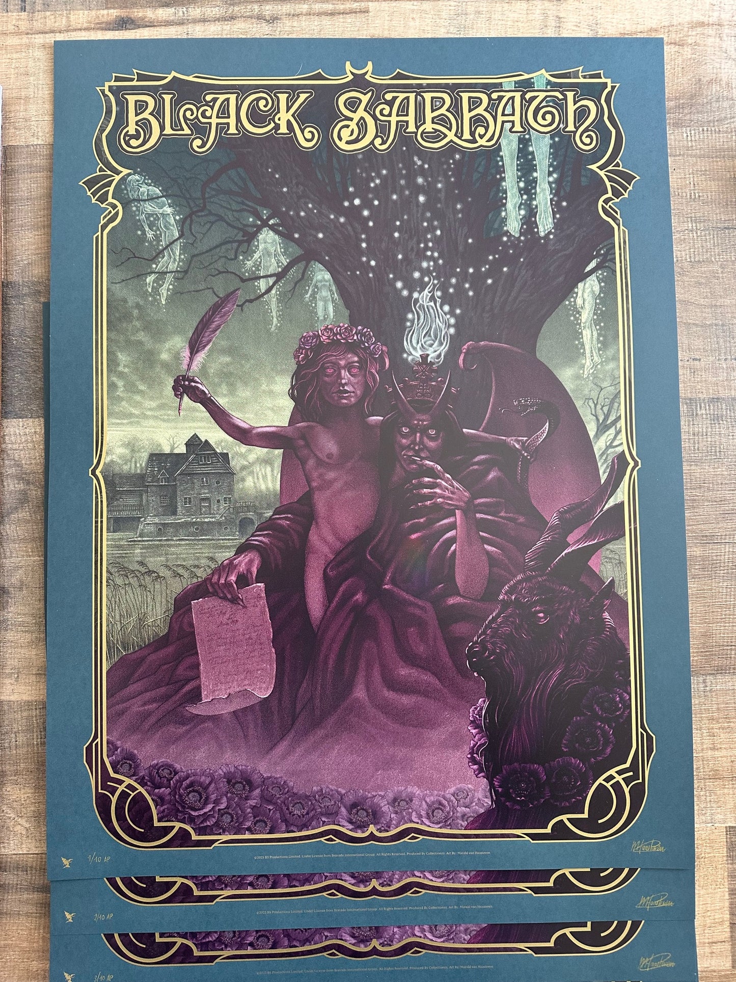 Black Sabbath NIB Collections Poster Purple or Regular variant