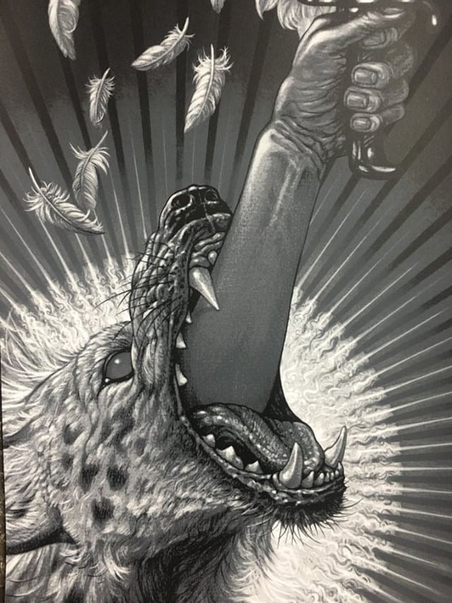 High on Fire Never again Poster